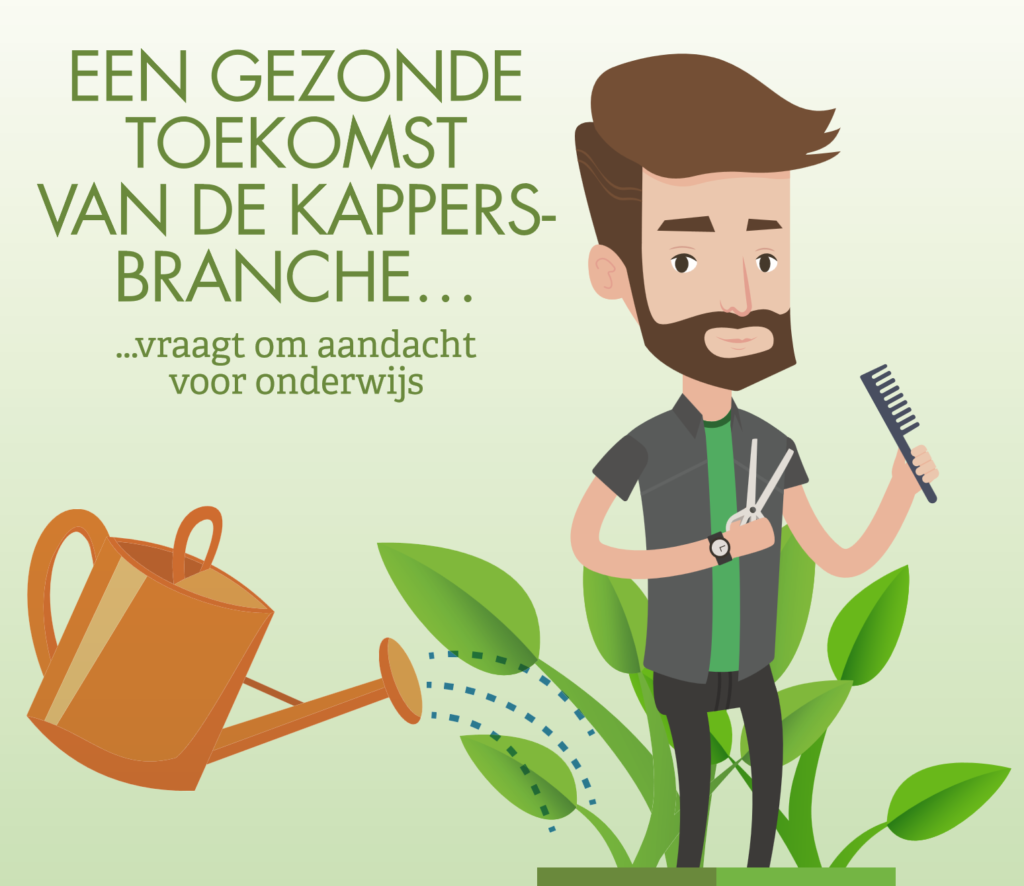 Een gezonde toekomst van de kappersbranche… vraagt om aandacht voor onderwijs