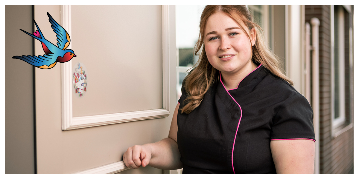 Claudia (19) opende vorig jaar haar eigen salon