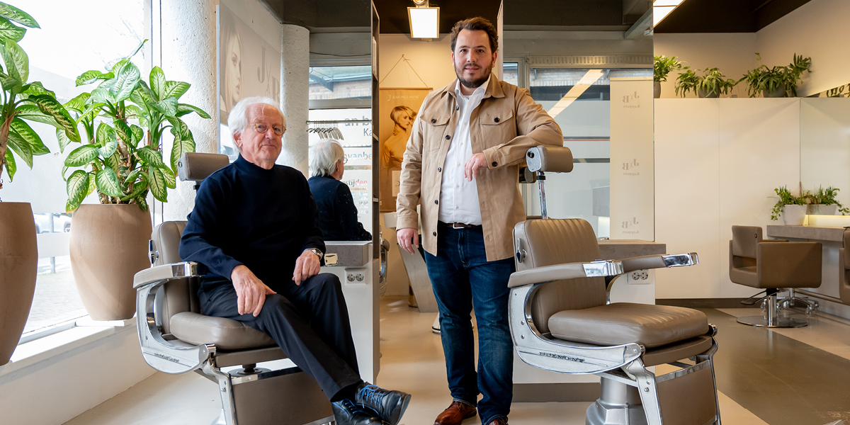 Jasper werd de nieuwe eigenaar van Jacques’ salon